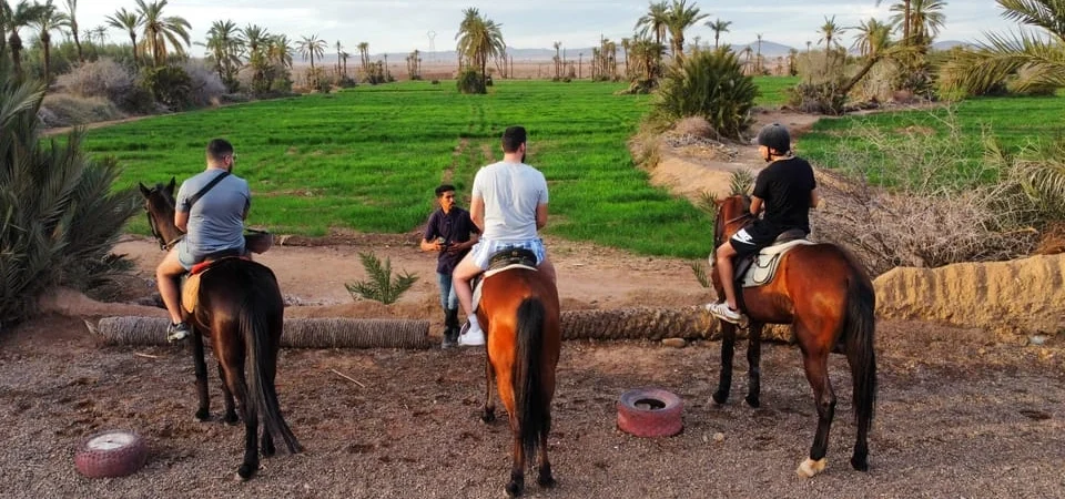 Marrakech Palmeraie Horse Ride through Desert Oases and Berber Villages - Adghal Tours