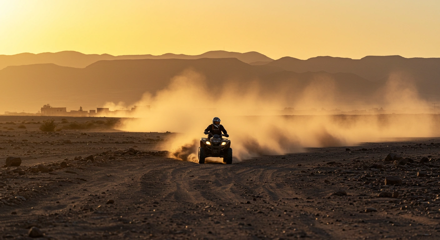 Quad Marrakech Adventure Guide Ride Into the Desert Fun - Adghal Tours